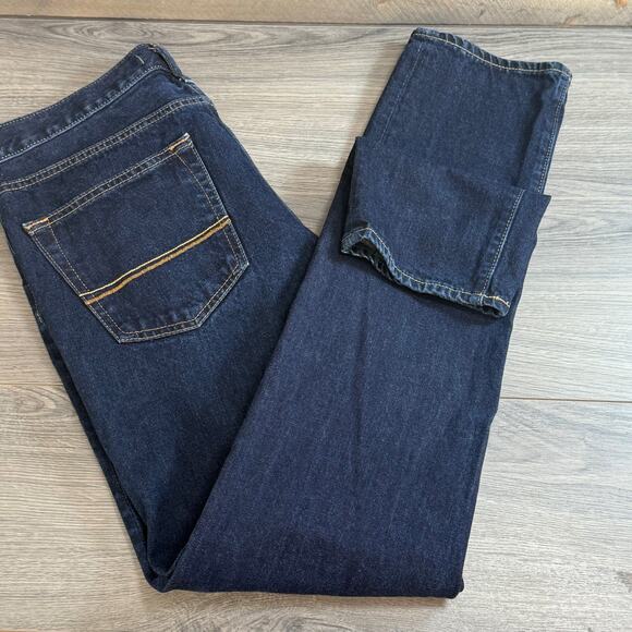 Vtg Y2K Abercrombie & Fitch Skinny Jean Size 33x34 Preppy Casual Actual 33x32.5 - Picture 9 of 16